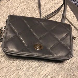Coach gray purse